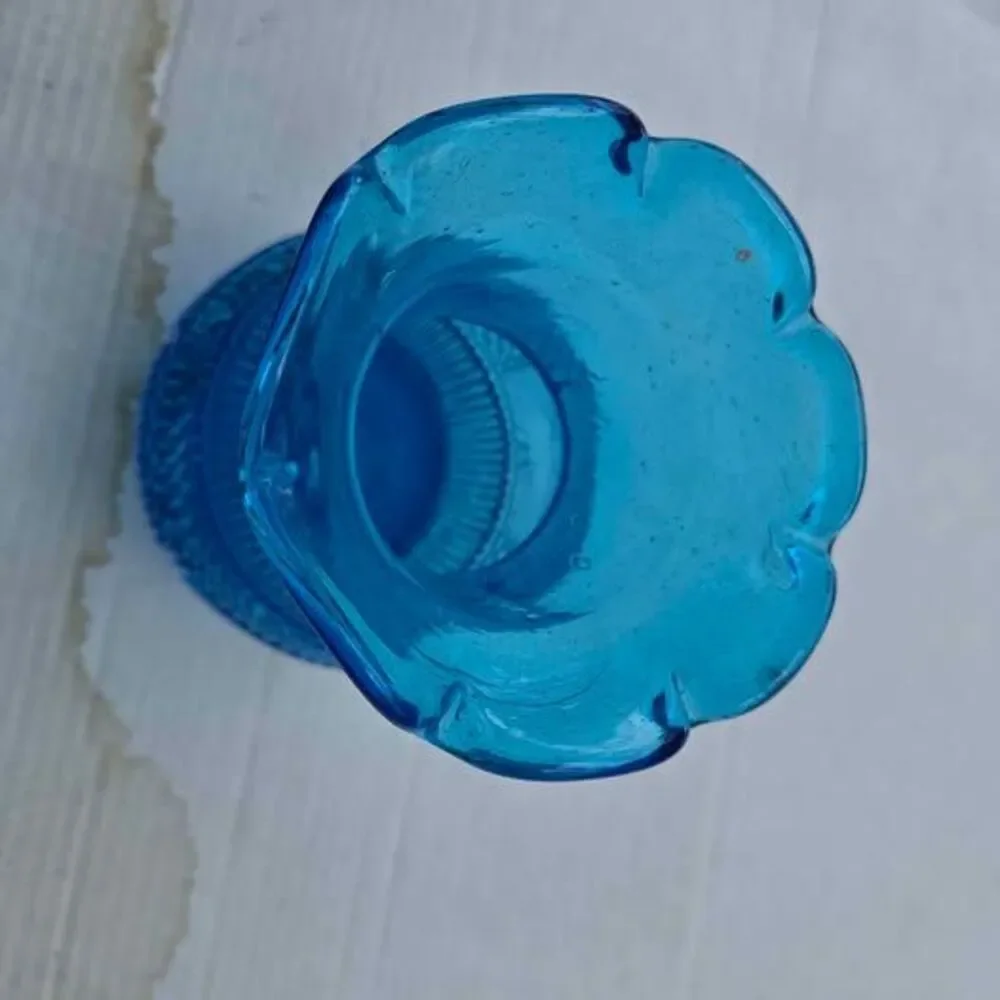 Vintage Clevenger Bros vase in light blue